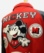 Michael Jackson MM Red & Black Varsity Jacket For Sale