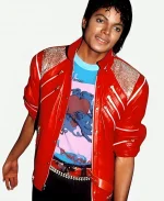 Michael Jackson Michael 2026 Red Leather Jacket