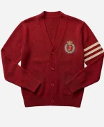 Michael Jackson Movie Michael 2026 Jaafar Jackson Red Cardigan