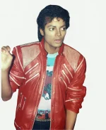 Michael Jackson Movie Michael 2026 Red Leather Jacket