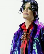 Michael Jackson Songs This is it PVC Jacket In Purple