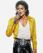 Michael Jackson The Beatles Come Together Jacket - Yellow