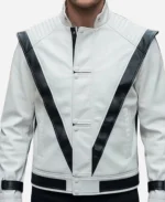 Michael Jackson Thriller Leather Jacket - White