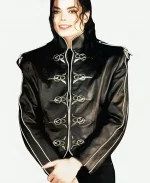 Michael Jackson V8 Black Leather Jacket