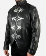 Michael Jackson V8 Black Leather Jacket For Sale