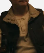 Michael Johnston Obsession 2026 Movie Bear Brown Shearling Vest