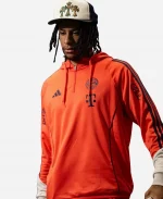 Michael Olise FC Bayern Munich Training Jacket In Orange