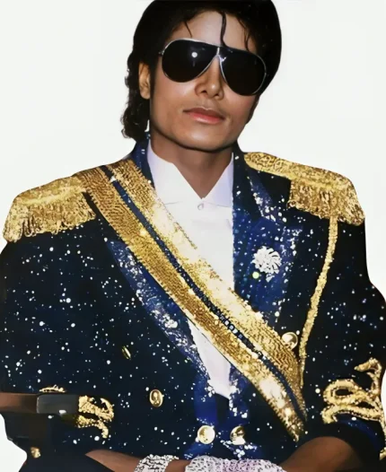 Micheal Jackson Blue Sequin Jacket