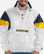 Michigan Wolverines Breakaway Quarter-Zip Hooded Jacket