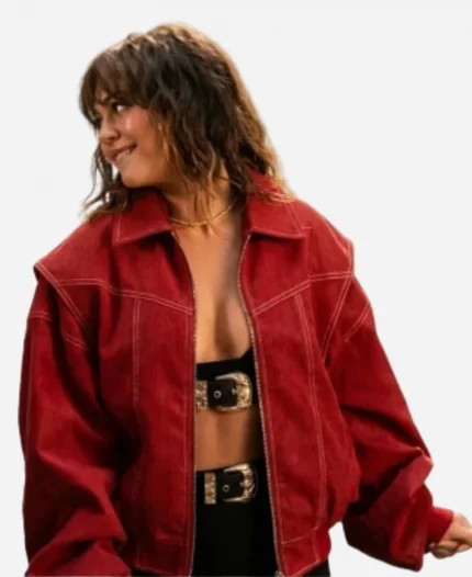 Mika Abdalla Off Campus 2026 Red Jacket