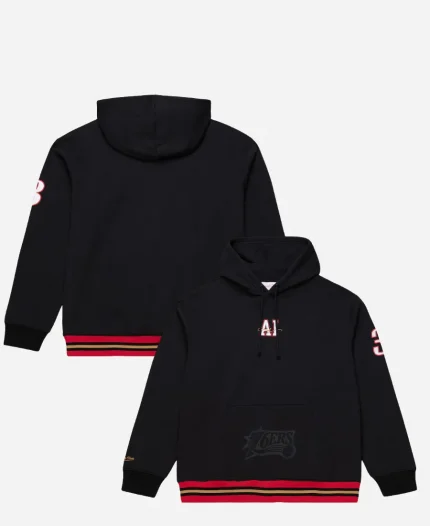Mitchell & Ness 76ers Allen Iverson Playmaker Hoodie