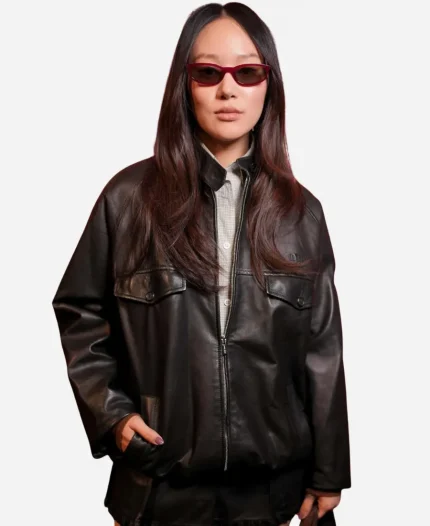 Miu Miu FW26 Yerin Ha Leather Jacket