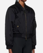 Molly Ephraim Last Man Standing S06 Black Bomber Jacket