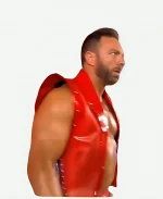 Monday Night RAW 2026 LA Knight Defiant Red Leather Vest