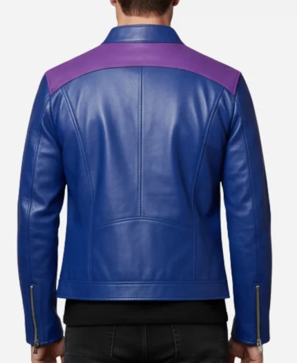 Mortal Kombat II 2026 Karl Urban JC Blue Leather Jacket