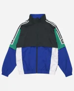 Multicolor Retro Windbreaker Jacket For Sale
