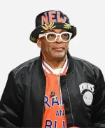 NBA 2026 New York Knicks Spike Lee Full Zip Black Jacket