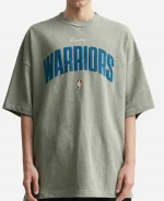 NBA Warriors 90's Stephen Curry Grey Pullover T-Shirt