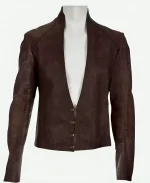 NSYNC and Michael Jackson Brown Leather Jacket