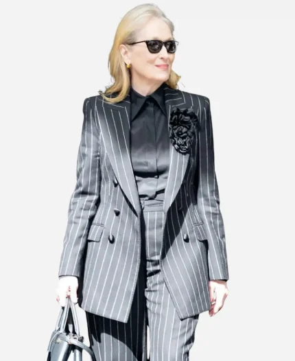 NYC 2026 Meryl Streep Pinstripe Blazer
