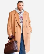 NYC 2026 Travis Kelce Brown Trench Coat