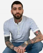 NYC 2026 Zayn Striped Henley T-Shirt