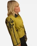 Natasha Bedingfield New York Sequined Jacket In Yellow