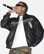 Neon Carnival 2026 Tyga Leather Jacket