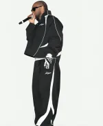 Neon Carnival Coachella 2026 Ty Dolla $ign Black Tracksuit