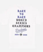 New Era x Born X Raised Dodgers Back-to-Back Champions White T-Shirt