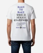 New Era x Born X Raised LA Dodgers Champions T-Shirt In White