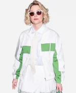 New York City 2026 Chyler Leigh Color Block Track Jacket