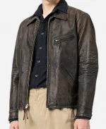 New York Fashion Week 2026 Jeremy Dufrene Leather Jacket