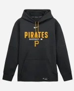 Nike Pittsburgh Pirates Authentic Collection Therma-FIT Hoodie In Black