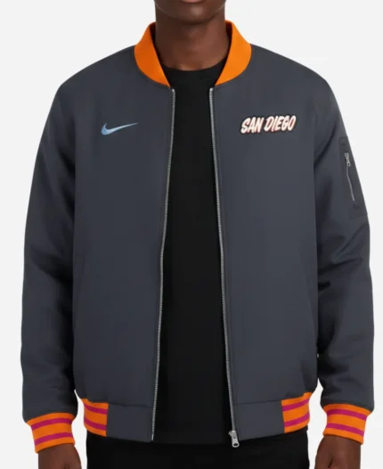 Nike San Diego Padres 2026 City Connect Bomber Jacket