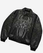 Nocta X Spider-Man Day Zendaya Leather Jacket - Black