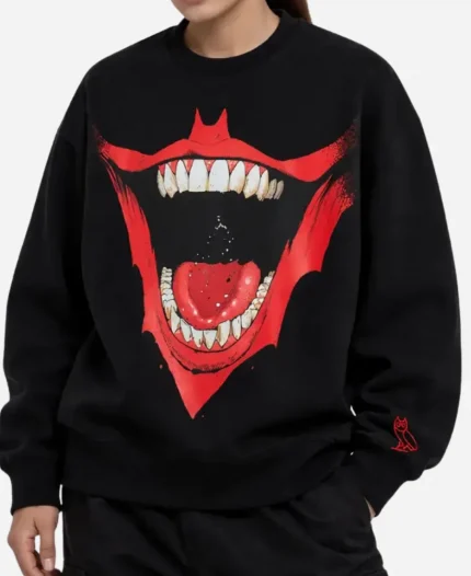 OVO Bat Smile Crewneck Sweatshirt