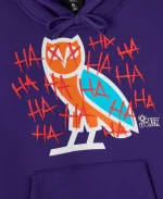 OVO The Joker Defaced Purple Hoodie - October's Very Own