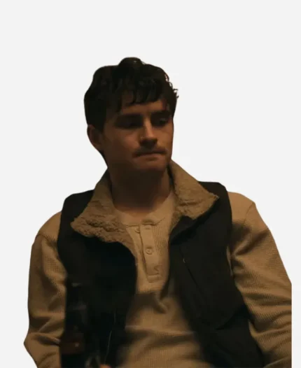 Obsession Michael Johnston Brown Shearling Vest