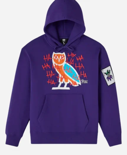 October's Very Own 2026 The Joker Defaced Purple Pullover Hoodie