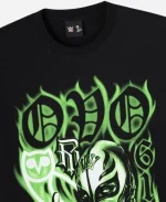 October's Very Own OVO x WWE 2026 Rey Mysterio Graphic Black T-Shirt