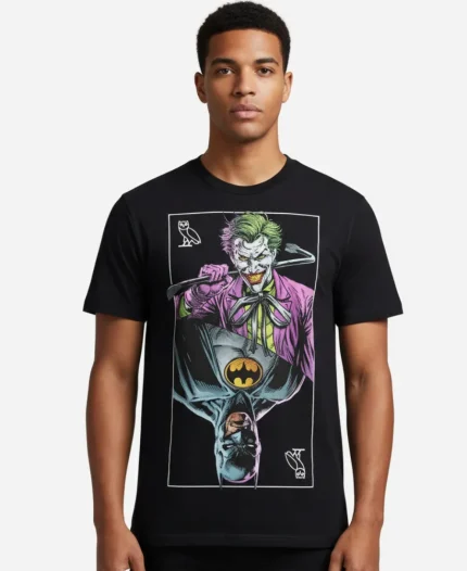 October’s Very Own x Batman x Joker Mirror T-Black Shirt