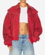 Off Campus 2026 Mika Abdalla Red Jacket