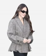 Olivia Munn New York City 2026 Peplum Blazer