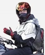 Ormon Crime 101 2026 Barry Keoghan Black and Silver Track Jacket