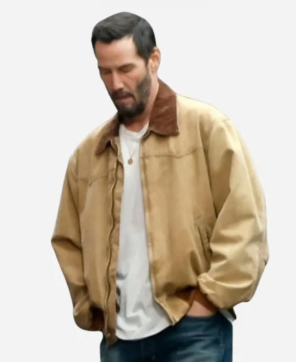 Outcome 2026 Keanu Reeves Brown Jacket