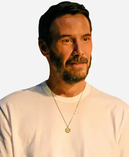 Outcome 2026 Keanu Reeves White T-Shirt