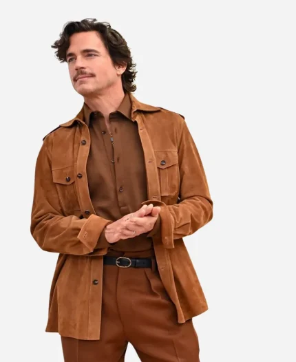Outcome 2026 Matt Bomer Brown Jacket