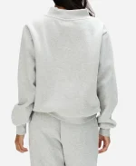 Parke Signature Patch Mockneck Fleece Sweatshirt