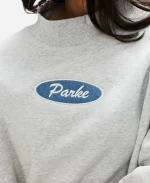 Parke Signature Patch Mockneck Sweatshirt